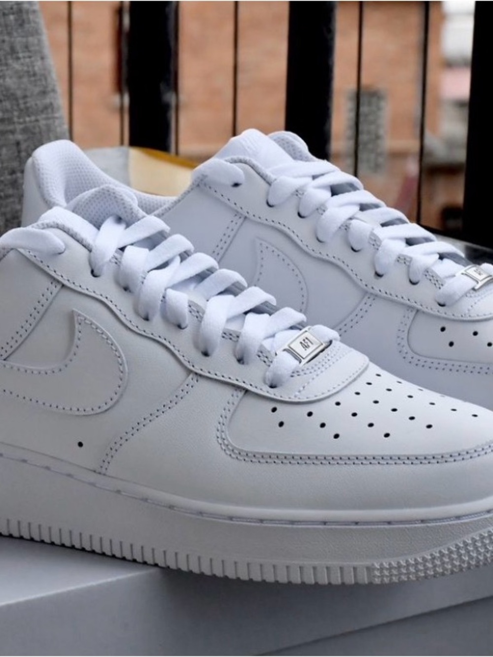 Nike Men's All-White Low-Top Sneakers